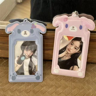 อิน น่ารักคนต่างด้าวขนมกระต่าย 10 ซม. หนาผู้ถือบัตร ความช่วยเหลือ การ์ดขนาดเล็กโพลารอยด์บัตรวิทยาเขตการจัดเก็บแสดงจี้