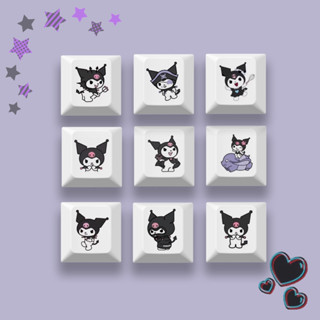 Sanrio Kuromi Mechanical Keyboard Cross Keycap Single Cute O…