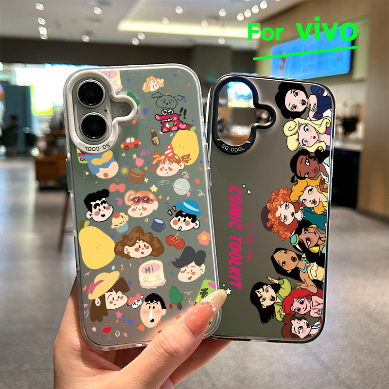 สำหรับ Vivo เคส Y200 Y20 Y20s Y12s Y12A ติดกระดาษน้ำตกการ์ตูน Y17 Y12 Y15 Y11 Y12i Y15A โทรศัพท์วิโว่ V40 V40PRO Y18 ราคา ถูกที่สุด ดีลบีเคเค แกลเลอรีภาพที่ 7