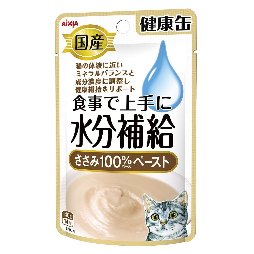 Bulk Purchase - Aixia Domestic Healthy Can Pouch Moisture Supply Chicken Paste 40g Cat Food【×24】