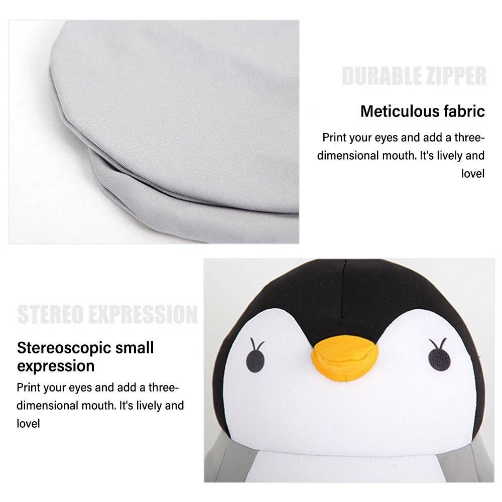 NARCISSUS หมอนรองคอ อเนกประสงค์ ลายการ์ตูนน่ารัก หมอนฟู รูปตัว U ป้องกันคอ เพนกวิน ปลาวาฬ เปลี่ยนได้ ผลิตภัณฑ์ดูแลสุขภาพ - รูปที่ 3