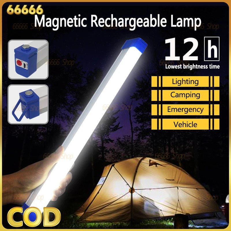 หลอดไฟLEDไร้สาย 80w/60w/30w ไฟฉุกเฉิน3 โหมดพกพา หลอดไฟแขวน ชาร์จUSB ไฟฉุกเฉิน LED ตั้งแคมป์ ไฟฉุกเฉิน