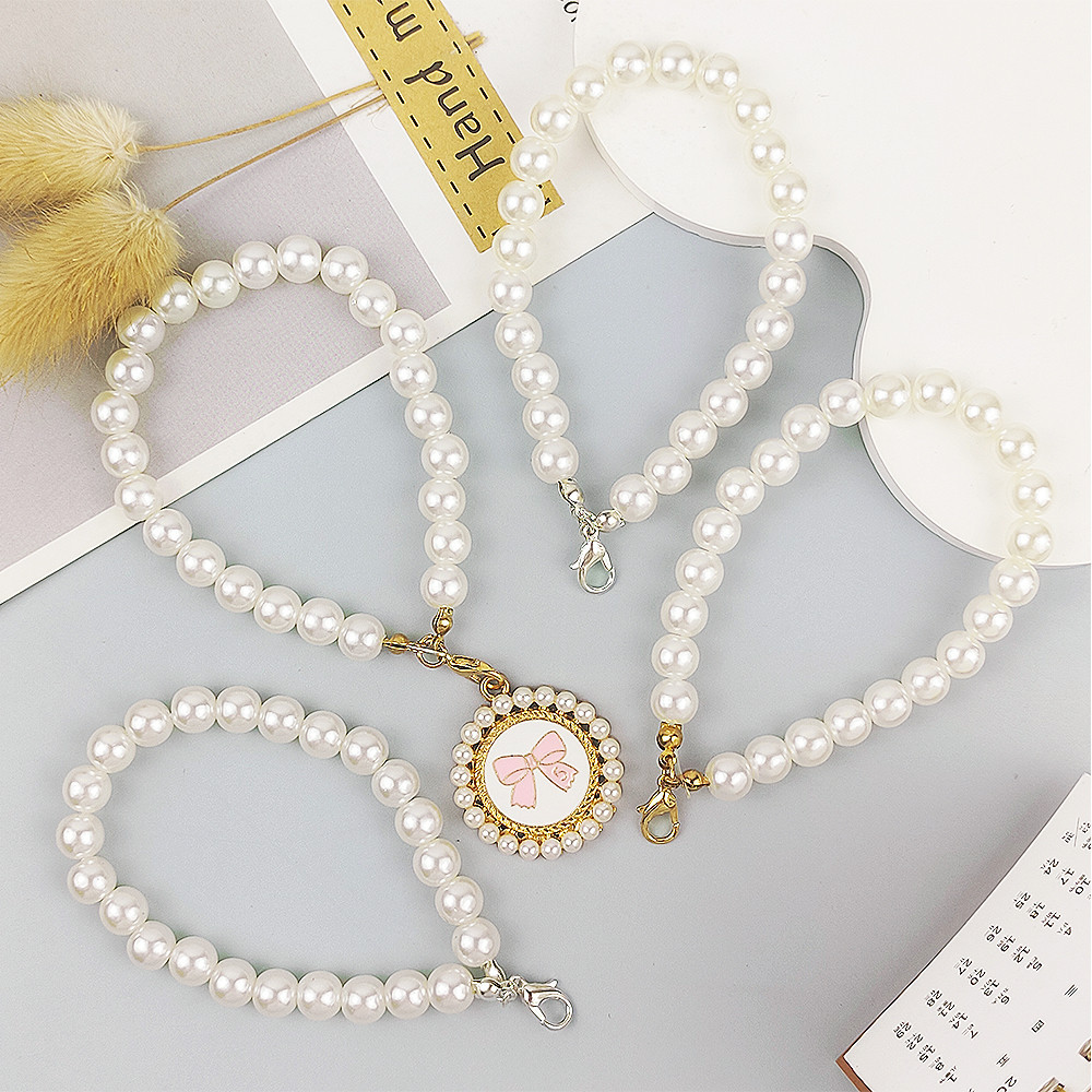 1 ชิ้นเลียนแบบ Pearl Chain พวงกุญแจแฟชั่น Mini Lobster Clasp Keyfob DIY อุปกรณ์เสริมโทรศัพท์มือถือ Lanyard
