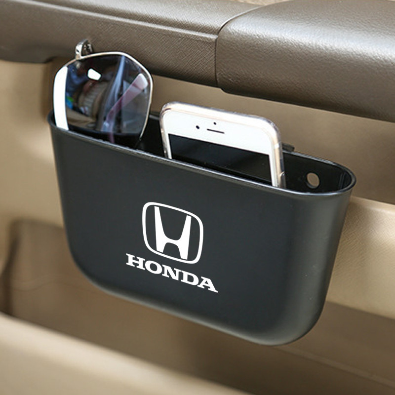Honda ถังขยะแขวนรถ ถังขยะในรถ กล่องแขวนอเนกประสงค์ในรถ ถังขยะในรถยนต์ ใบเล็ก สำหรับ Honda civic 11th gen fd fc eg fk HRV Jazz City Mugen Fit Vezel Accord BRV WRV Stream - รูปที่ 4
