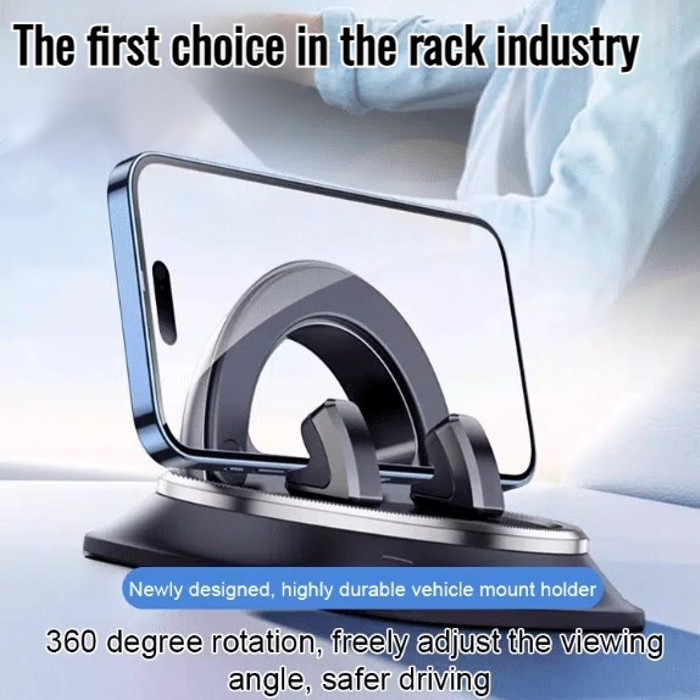[Safer Driving] แท่นยึดรถยนต์แบบหมุนได้ 360 องศากันลื่นแบบปรับได้ที่วางโทรศัพท์อเนกประสงค์อเนกประสงค์อเนกประสงค์ที่มีเสถียรภาพ