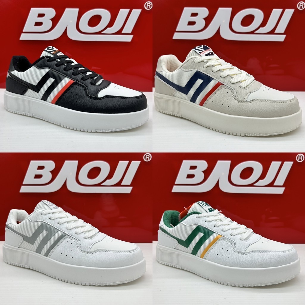 [New 07/2024] BAOJI บาโอจิ รองเท้าผ้าใบผู้ชาย bjm873