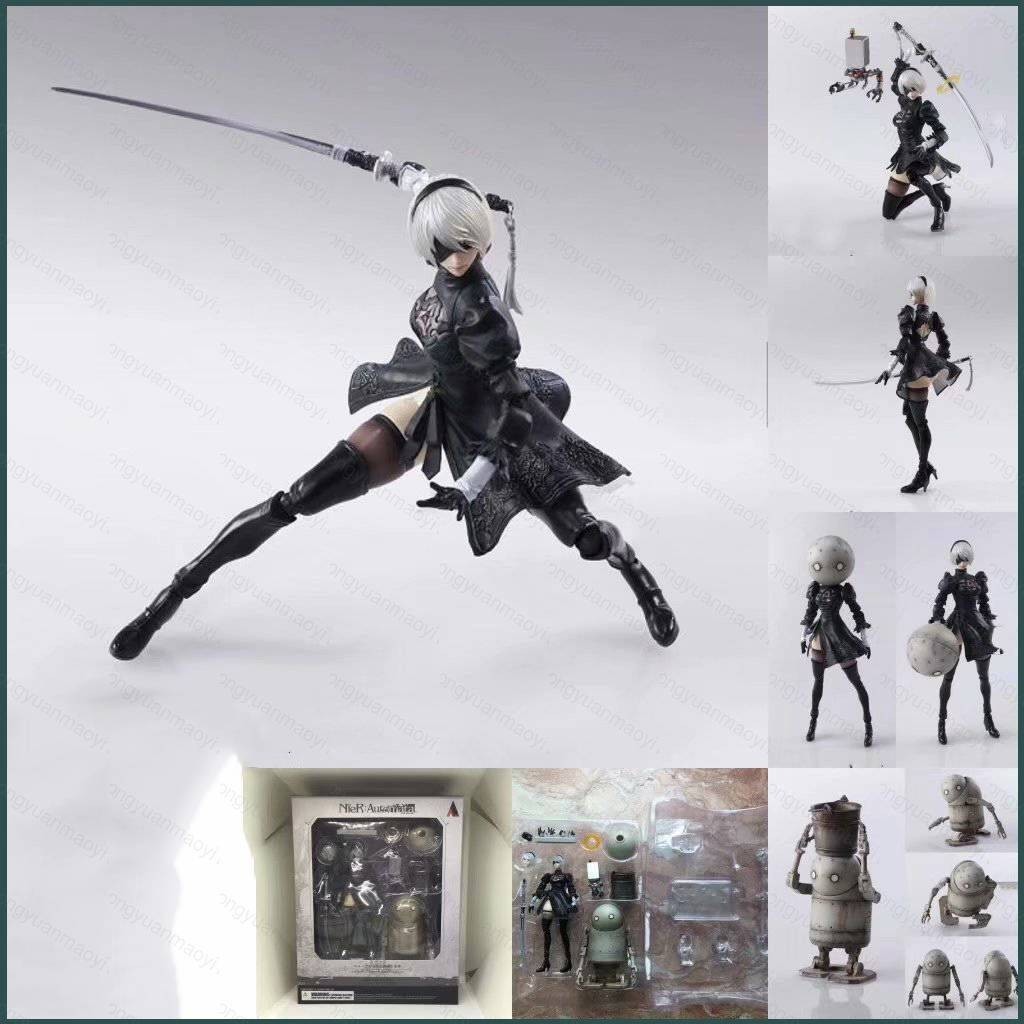 Nier Automata 2B Action Figure BRING ARTS เครื่อง Lifeform ตุ๊กตาของเล่นสําหรับของขวัญเด็กคอลเลกชัน