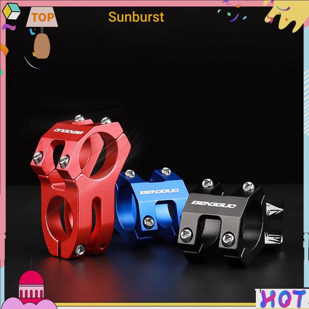 31.8 Stem Bike Stem MTB Stem ก้านแฮนด์จักรยานแบบสั้นสําหรับจักรยานส่วนใหญ่ MTB [Sunburst11.th]