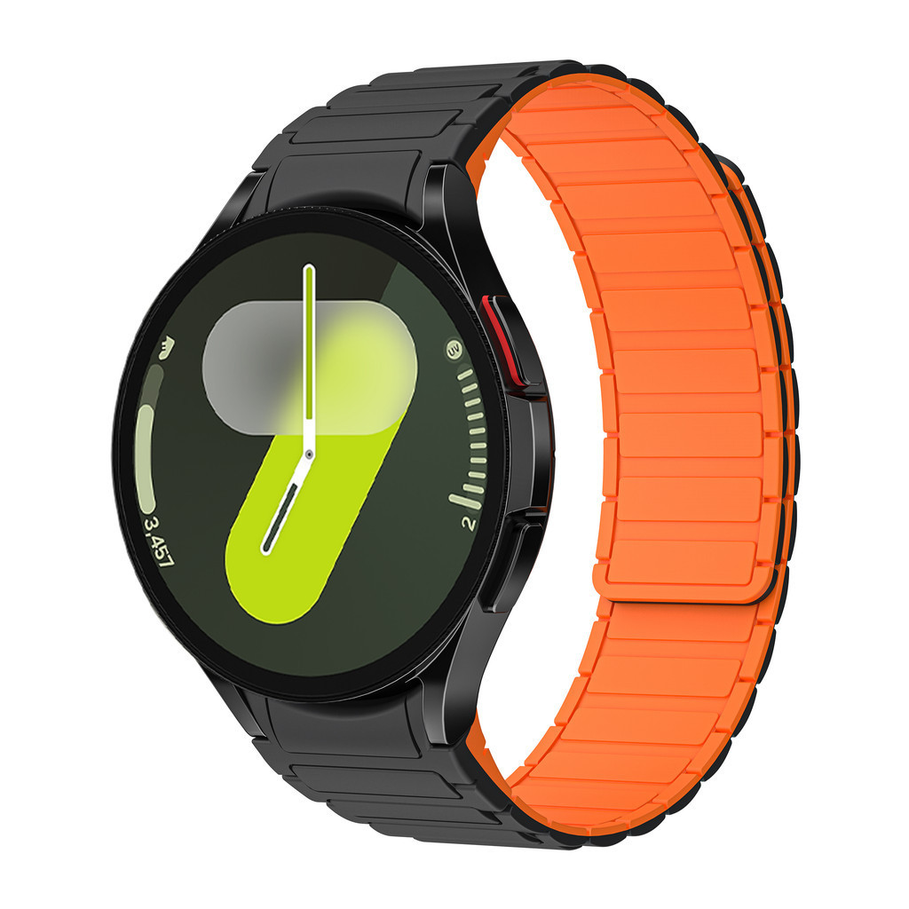 No Gaps สายซิลิโคนแม่เหล็กสําหรับ Samsung Galaxy Watch 7 6 5 4 40 มม.44 มม.5Pro 45 มม.สร้อยข้อมือสําหรับ Galaxy 6Classic 43 มม.47 มม. ราคา ถูกที่สุด ดีลบีเคเค แกลเลอรีภาพที่ 7