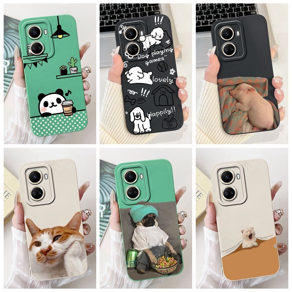 Huawei Nova 10 SE / Nova10 / Nova 10 Pro เคสซิลิโคนอ่อนนุ่มป้องกันเลนส์รูปแบบตลก