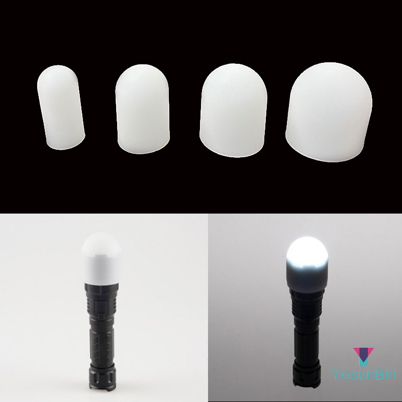 Yosunbin] ซิลิโคนยืดหยุ่นไฟฉาย Diffuser โคมไฟ Shade ไฟฉายใหม่