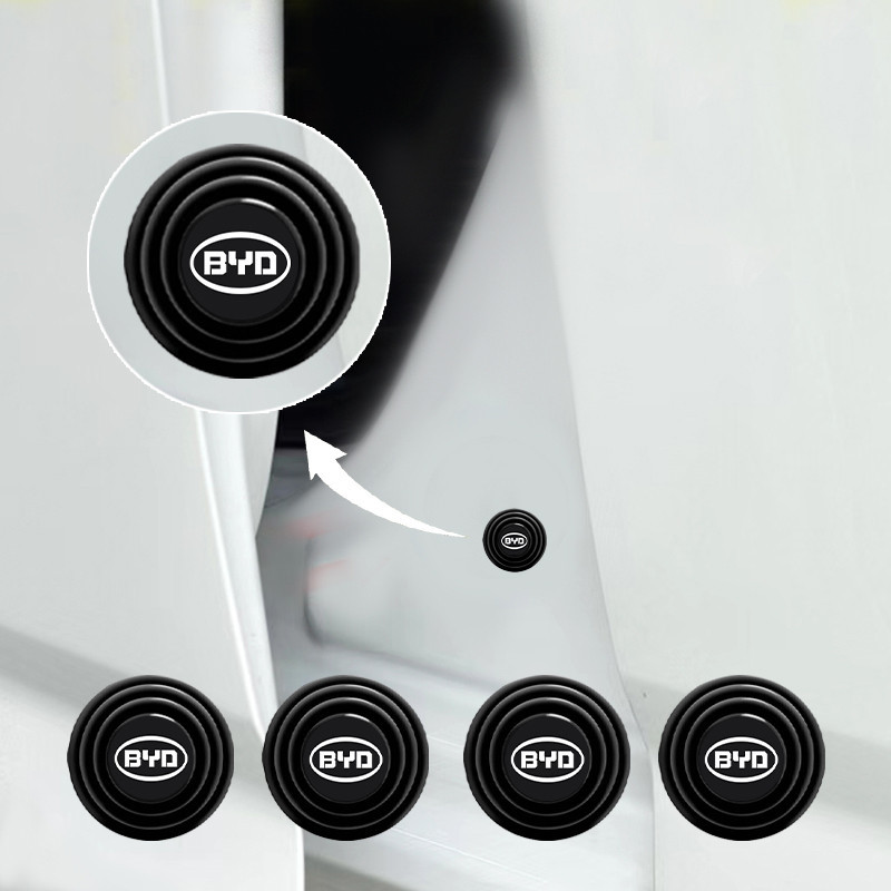 4pcs รถประตู Shock Cushioning Anti-collision ป้องกัน Pad สําหรับ BYD Qing เพลง Tang หยวน E5 E6 F0 F3