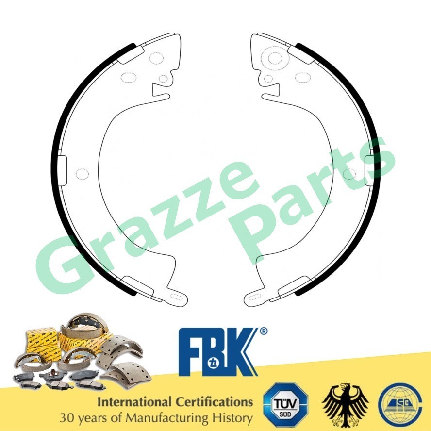 FBK ผ้าเบรคหลังสําหรับ FK6664 Mitsubishi Pajero L300 L047 L049