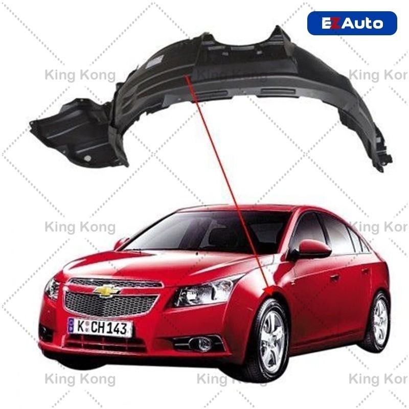 ด้านหน้ารถ ล้อพลาสติกบังโคลนสําหรับ เชฟโรเลต ครูซ 2010 2011 2012 2013 2014 2015 รถบังโคลนหน้า ซับ