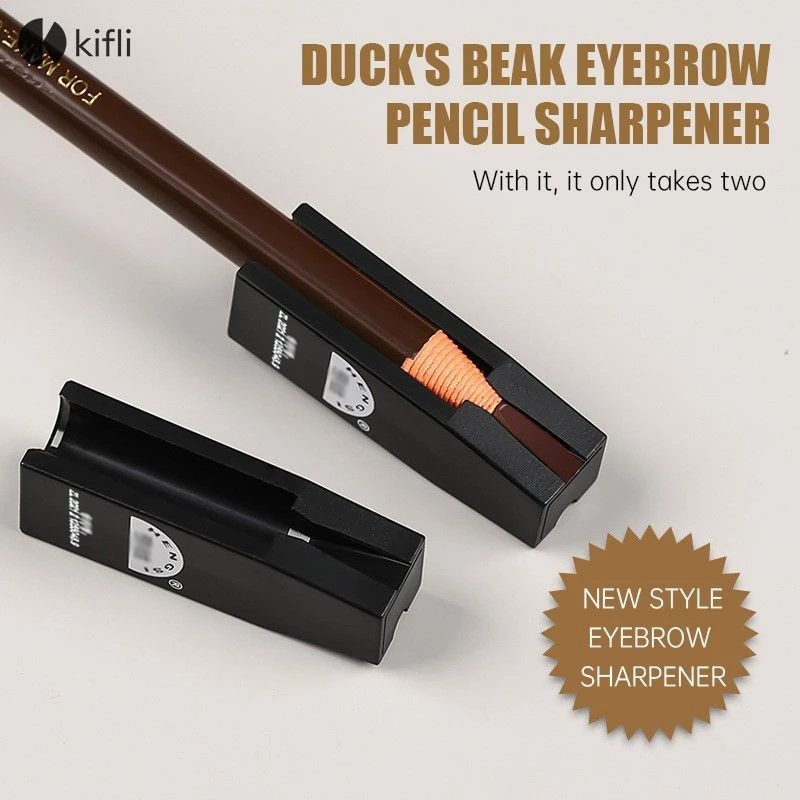 kifli.thเครื่องเหลาดินสอคิ้ว Duckbill เครื่องเหลาดินสออายไลเนอร์ดินสอเขียนคิ้ว Sharpener-KI