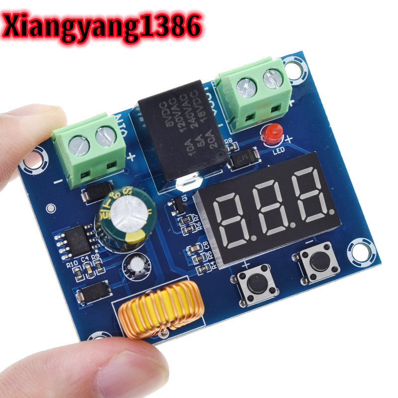 Xh-m609 สวิทช์ตัดการเชื่อมต่อแรงดันไฟฟ้าต่ําตัด 12V 24V 36V ดิจิตอลจอแสดงผล LED Over-Discharge ป้องกันสําหรับ 12-36V แบตเตอรี่ลิเธียม