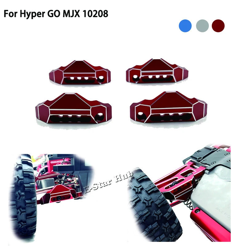 ด้านหน้าและด้านหลัง Suspension สำหรับ Hyper Go Mjx 1/10 10208อุปกรณ์เสริมโลหะอัพเกรดชุดอะไหล่ RC รุ่