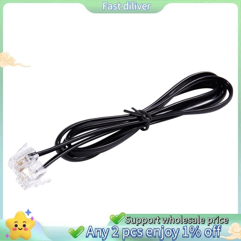 Rj11 6P4C สายสายโทรศัพท์ ADSL โมเด็ม