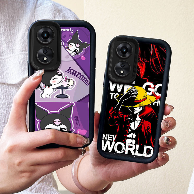 สําหรับ OPPO A58 4G CPH2577 กรณีกันกระแทกการ์ตูนซิลิโคน TPU ป้องกันเต็มเคสโทรศัพท์สําหรับ OPPO A58 4