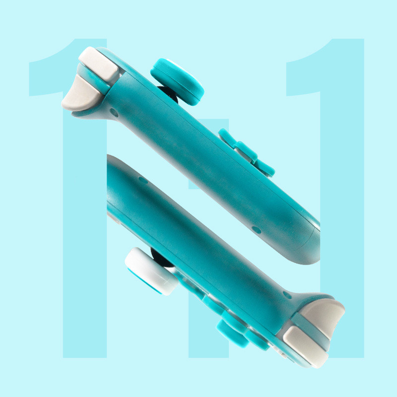 ชุดสติ๊กเกอร์ปุ่มหมวกโยกซิลิโคน ABXY สําหรับ funda switch lite จอยสติ๊กหมวก Cross Direction ฝาครอบป้องกันอุปกรณ์เสริมเกม