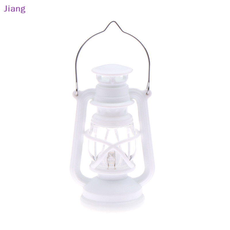 Jiang 6 ซม.Led Retro Glowing Pony โคมไฟจําลอง Cande Light Night Light Dollhouse Miniature โคมไฟน้ํามันก๊าดตกแต่งบ้าน TH - รูปที่ 4