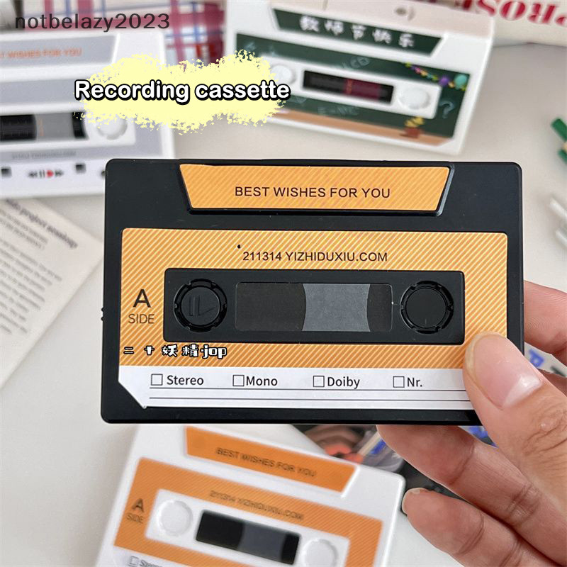 [notbelazy] เทปการ์ดเสียงบันทึกเสียงการ์ด Greeg บันทึกเสียง 300 วินาที DIY การ์ดเพลงวันวาเลนไทน์ของขวัญวันเกิดครบรอบ [TH]