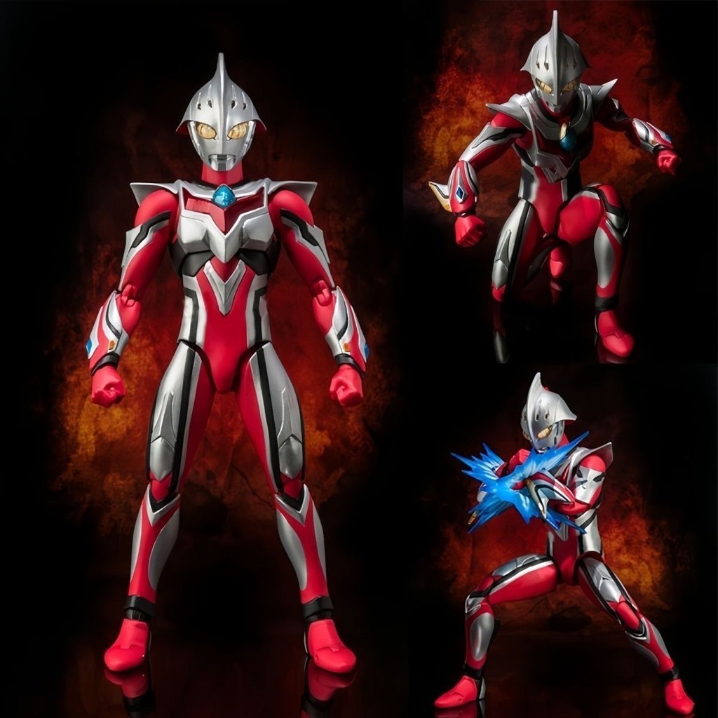 Joint Super Movable Ultraman Nexus Adult Red Blue Nexus Doll Figure Model Toy