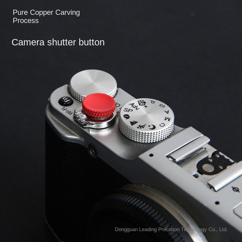 ปุ่มชัตเตอร์ทองแดงบริสุทธิ์ของกล้องเหมาะสําหรับกล้องทุกรุ่นเช่น Fuji, Leica, Canon, Nikon, Sony ฯลฯกล้องรุ่น Canon