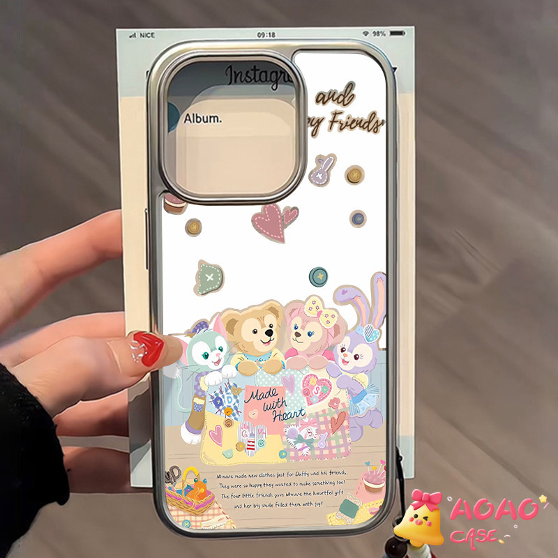 น่ารัก เฮลโลคิต คาสเซ็ตตี้ นุ่ม เคสIPhone 11 13 15 12 14 Pro Max XR 7Plus 7 8 Plus 14Plus X XS MAX SE 2020