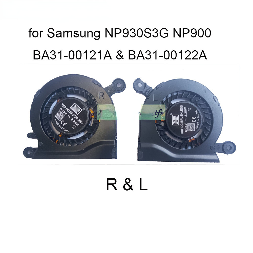 พัดลมระบายความร้อนโน้ตบุ๊ค Cooler หม้อน้ําสําหรับ SAMSUNG NP900X3C 900X3D 900X3E 900X3F 900X3G 900X3