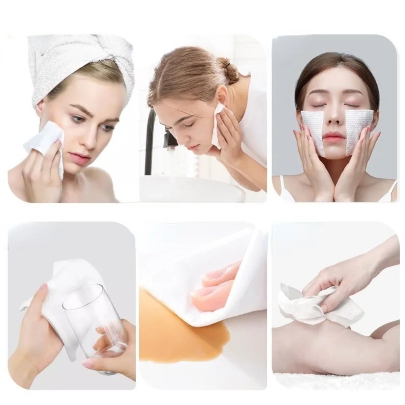 Featured ผ้าขนหนู แบบใช้แล้วทิ้ง บีบอัด แบบพกพา เดินทาง ไม่ทอ ผ้าขนหนูเช็ดหน้า เปียกน้ํา ทิชชู่เปียก กลางแจ้ง - รูปที่ 2