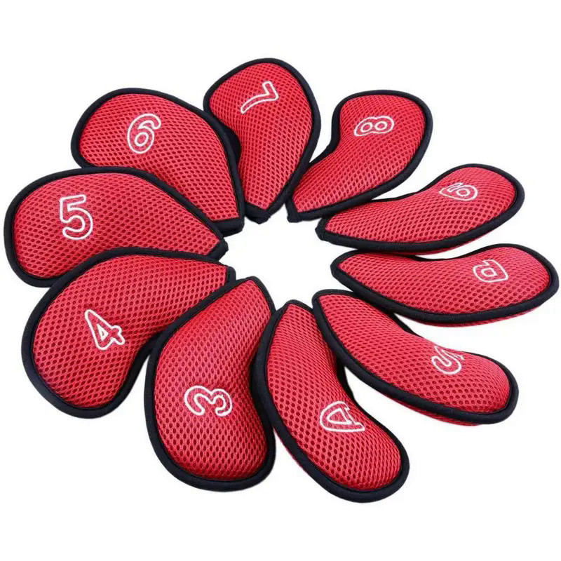 Neoprene 3,4,5,6,7,8,9,P,S,A Protective Cover Golf Iron Covers Set Golf Club Cover Golf Putter Acces