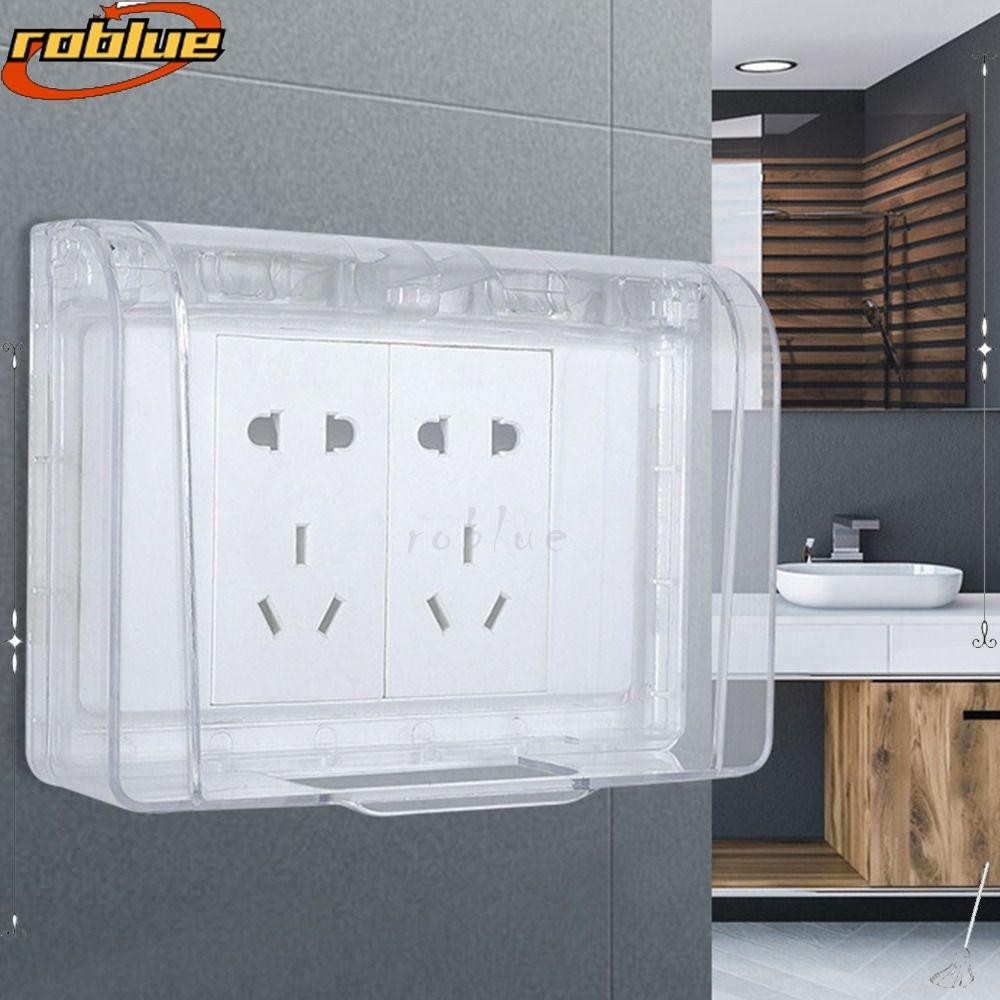 ฝาครอบป้องกันสวิตช์ โรบลู, กล่องกันน้ําซ็อกเก็ตกาวในตัวพลาสติก, อุปกรณ์ปลั๊กไฟ 86 ประเภทติดผนังปลั๊กไฟฟ้าฝาครอบผนัง