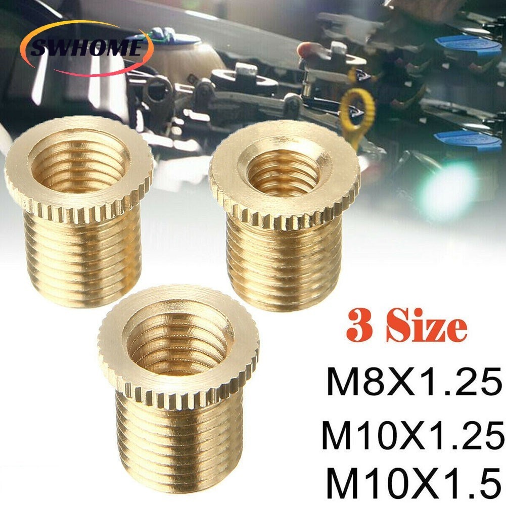[SWHOME] ชุดใส่น็อตอะแดปเตอร์เกลียวหัวเกียร์ M10x1.25,M10x1.5,M8x1.25 ⭐ในสต็อก⭐