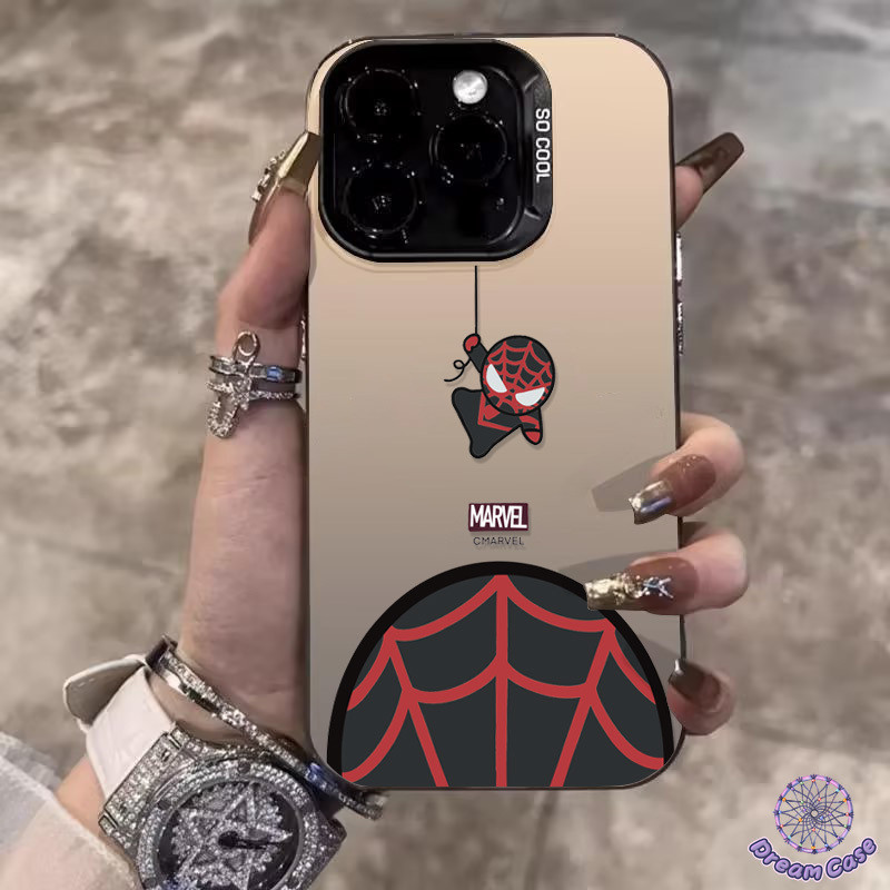 CODเท่การ์ตูนสไปเดอร์แมนซูเปอร์แมนเคสเข้ากันได้กับ IPhone 11 15 13 12 14 ProMax 7Plus XR X XS Max 14 8 7 15 Plus SE 2020