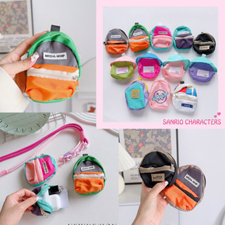 มินิ มาการอง กระเป๋าสตางค์ซิปกระเป๋าใส่เหรียญกระเป๋าหูฟังกระ…