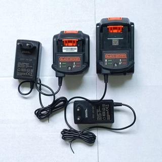 Black&Decker/เครื่องชาร์จแบตเตอรี่ลิเธียมแบคเตอร์12/18/20V สินค้าคงคลังใหม่