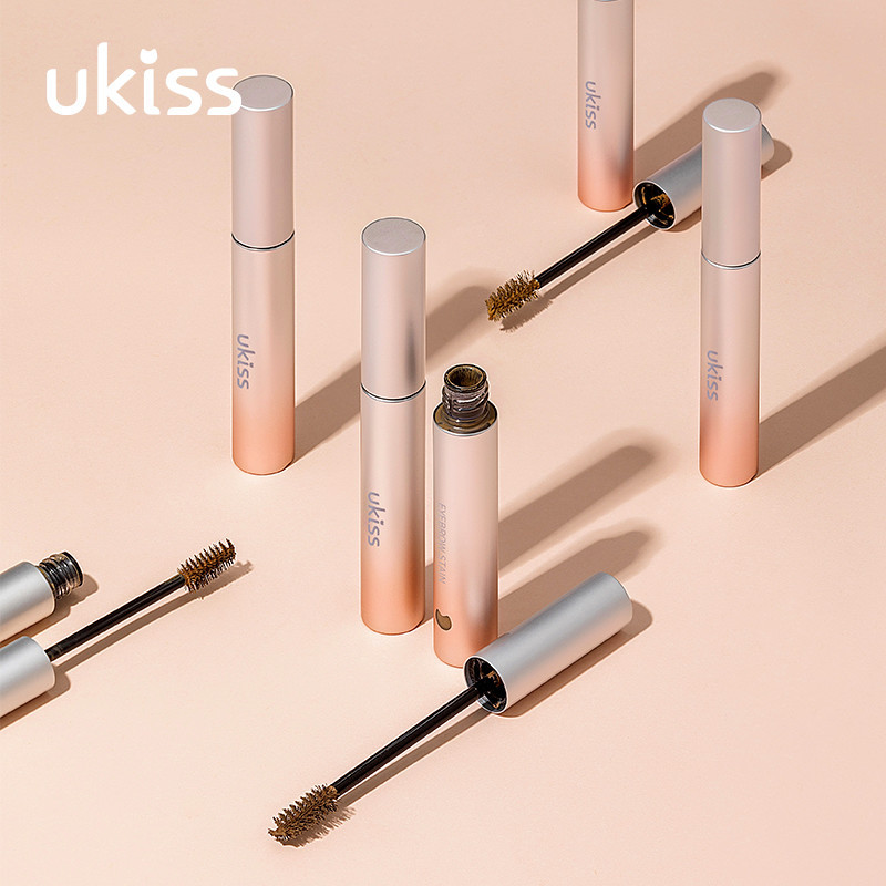 UKISS สีย้อมคิ้ว เป็นธรรมชาติ ติดทนนาน ดินสอเขียนคิ้ว สีน้ำตาลอ่อน ไม่เลอะง่าย