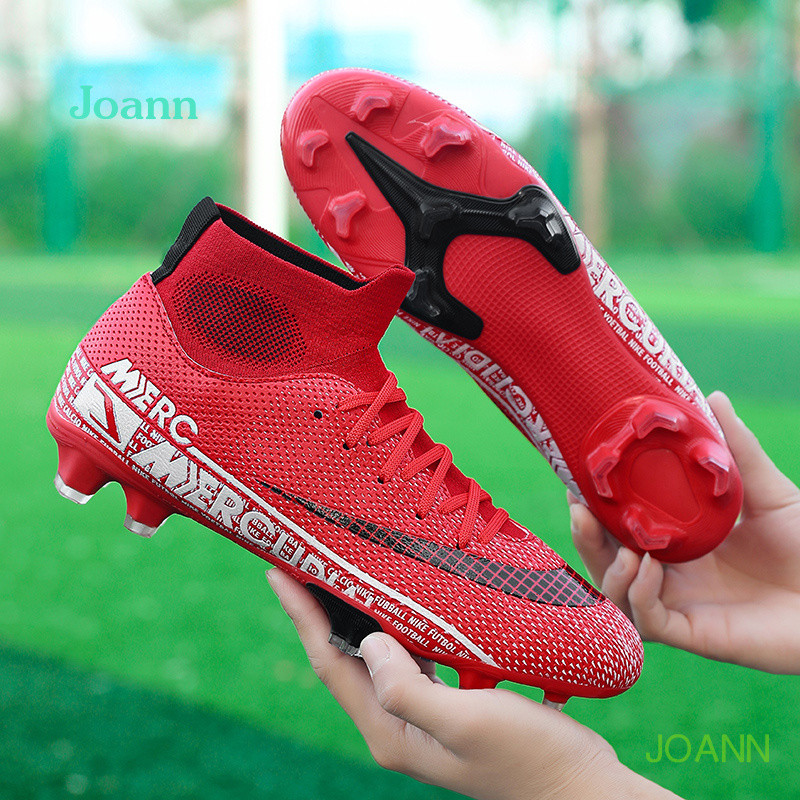 2024 AG Soccer Shoes รองเท้าฟุตบอลพรีเมี่ยมสุดสูงสําหรับเด็กและผู้ใหญ่ สะดวกสบายทนทาน size:31~45