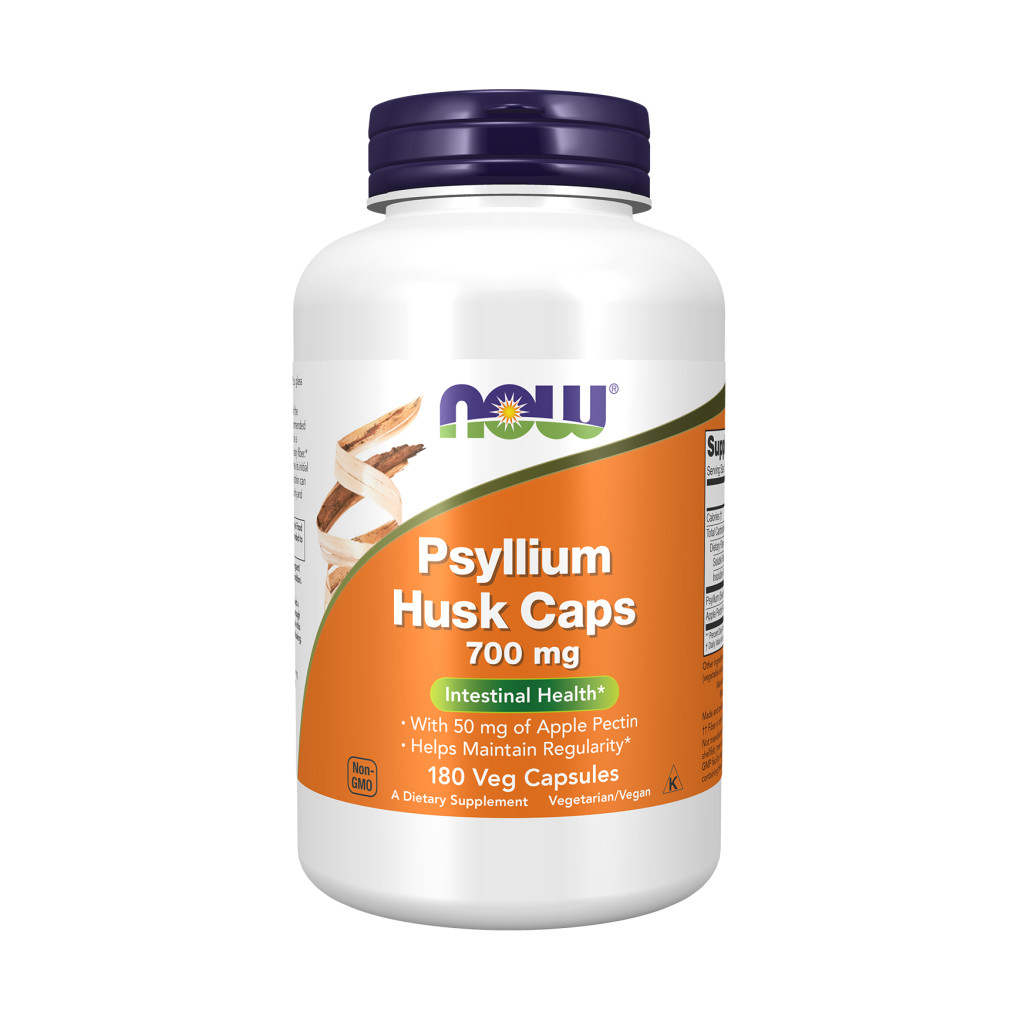 พร้อมส่ง NOW Foods Psyllium Husk Caps 700 mg 180 Capsules