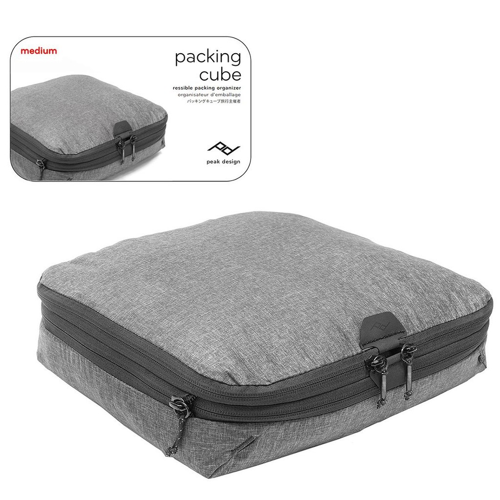 Peak Design Packing Cube V2 (Medium, Charcoal) BPC-M-CH-2, 8L - 18L volume