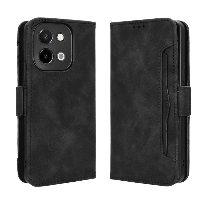 สําหรับvivo Y28 4GกรณีV2352 พรีเมี่ยมกระเป๋าสตางค์หนังMulti-CardสําหรับVivo Y03 4G Y18 Y18E Y38 Y58 Y28S 5Gเคสโทรศัพท์