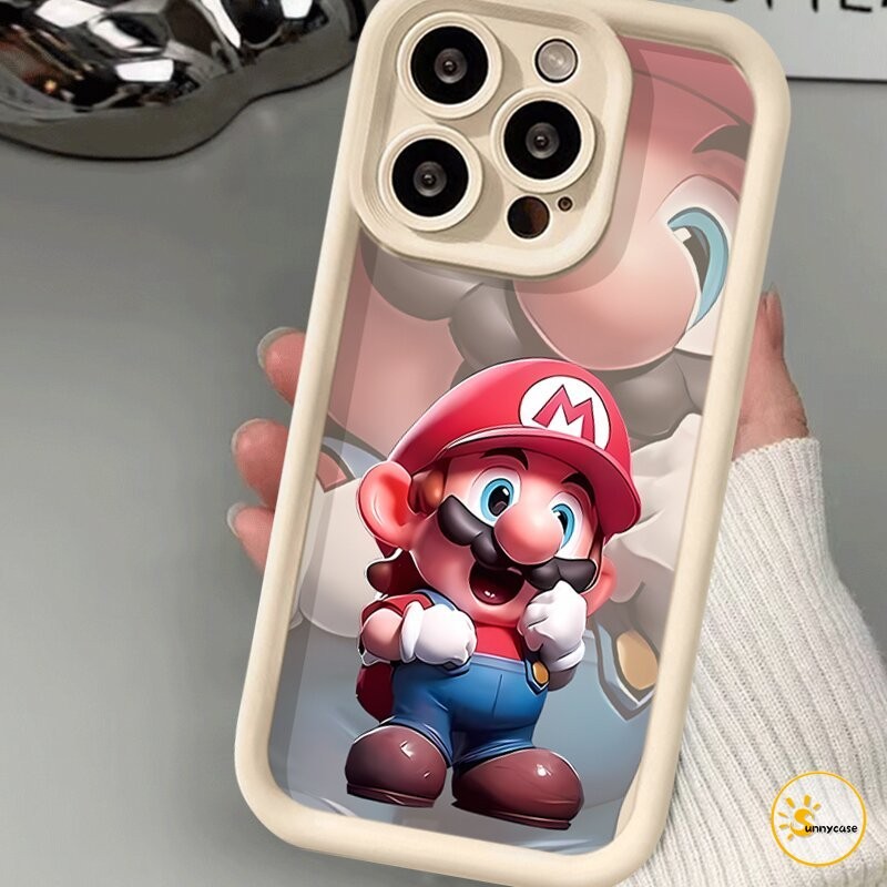 เคสนุ่มลายการ์ตูน Mario ที่น่ารักเข้ากันได้กับ infinix Hot 30 40i 20 30i Play Note 30 Pro 12 Smart 8 7 Spark GO 20 10