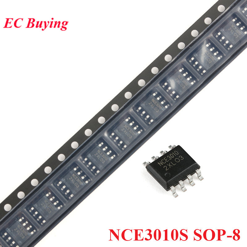 20pcs NCE3010S SOP-8 NCE3010 NCE 3010 3010S SOP8 30V/10A N-channel MOS FET Field-effect Tube ทรานซิส
