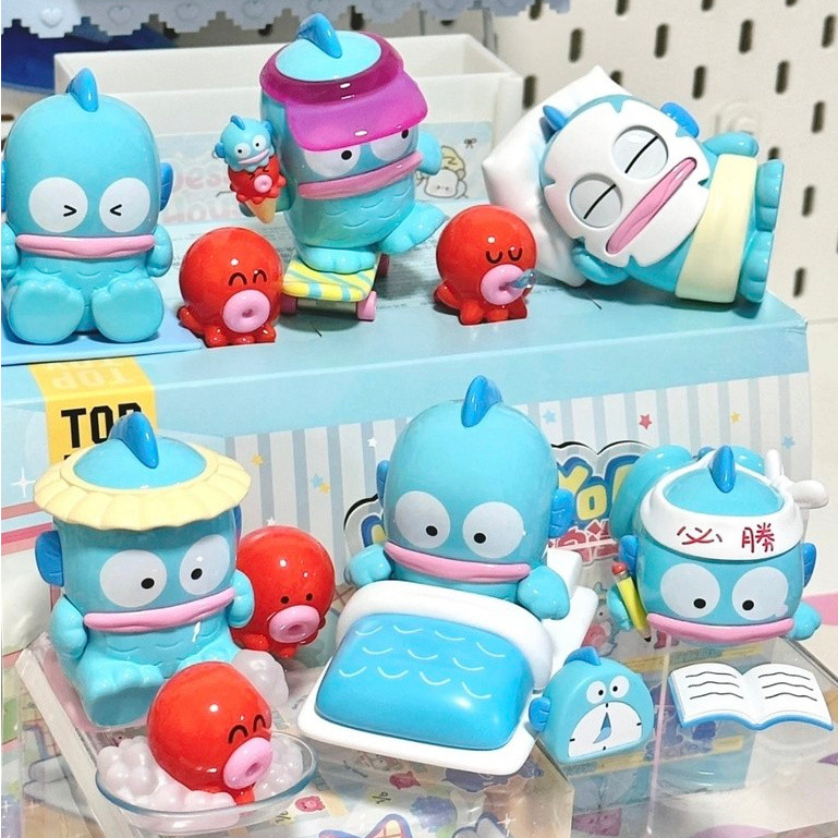 Toptoy Sanrio Hangyodon Blind Box ของเล่นน่ารักปลาตัวเลขของขวัญทํามือสําหรับเพื่อน