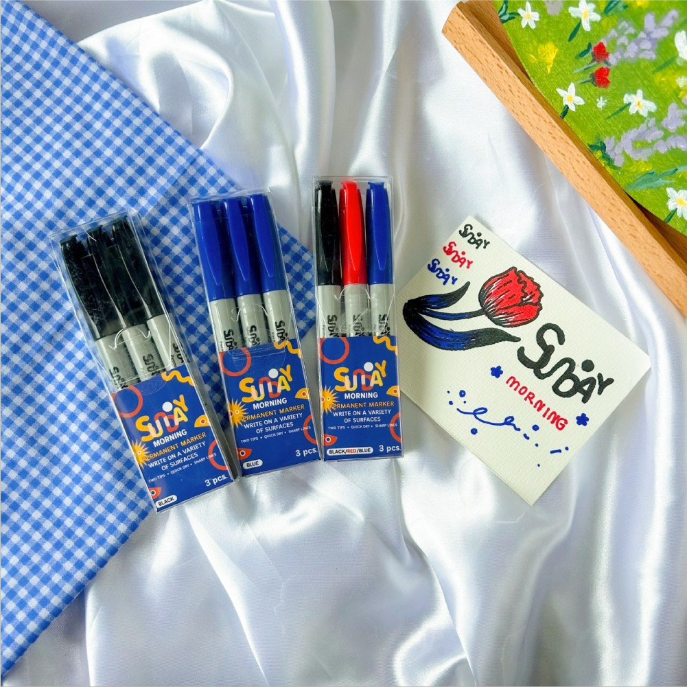 Sunday morning ปากกามาร์คเกอร์ 3 สี