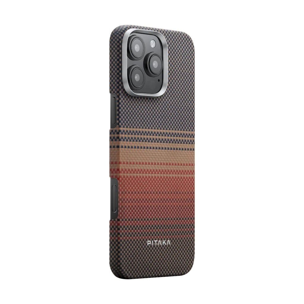 PITAKA Sunset Moonrise Tactileทอเคส iPhone 16 Pro