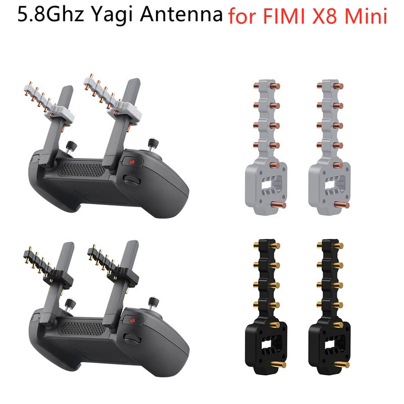 5.8Ghz Remote Controller Yagi Antenna for FIMI X8 Mini/Mini V2 Drone Extender Signal Booster Amplifi