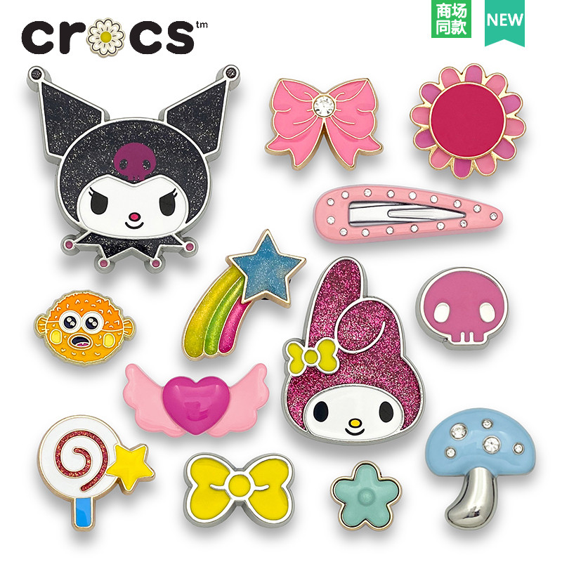 jibbitz crocs metal Pink Kuromi Barbie  jibbitz crocs เกาหลี crocs jibbitz jibbitz crocs ของแทั