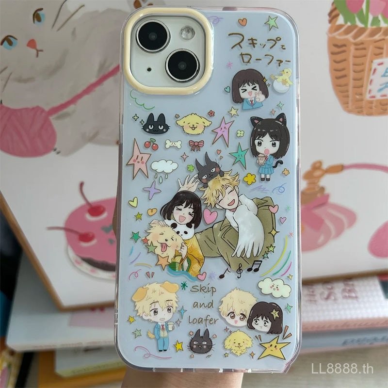เคสมือถือเคสนิ่มสำหรับ Iphone รุ่นเยาวชน15/14Promax/13Pro 11/12เฉพาะรุ่น XR/xsmax รุ่นใหม่7/8PLUS เคสป้องกันแบบเต็มรูขนาดใหญ่8hwc
